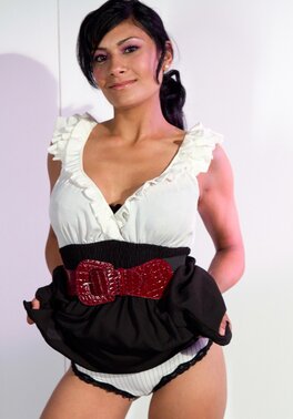 Comely hot MILFs pull skirts up to expose their amazing bubble asses