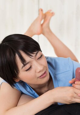 Ai Mukai is going to reveal her slit and then tease a bunch