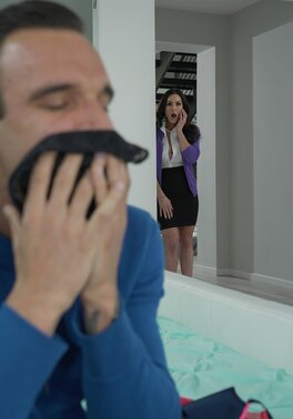 Kendra Lust takes a hard fuck riding a monster cock reverse cowgirl style