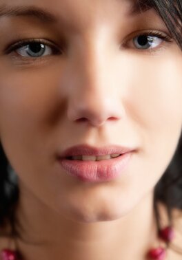 Loreen A flaunts her hairy twat in red stockings