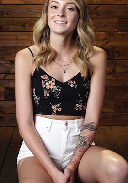 Charlotte Sins gets tied up and toyed to orgasm in the dungeon