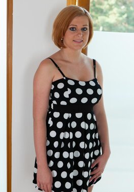 Roxy Black natural tits jizzed by Dyllon Day in photo shoot