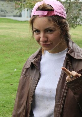 Her tight little cunt hollows out around his big boner now