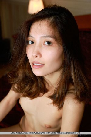 Small-tittied Asian whore thinks that it is right time to get rid of clothes