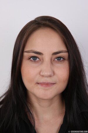 Amateur brunette loves her pussy being exposed on camera and still feels shy