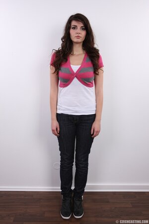 Skinny beauty knows her way around striptease and uses body as intended