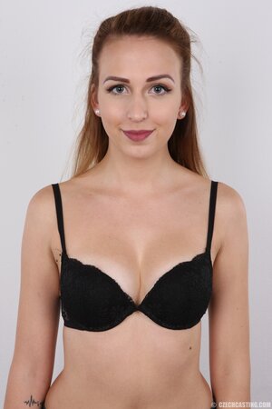 Interview wasn't enough for porn agent and he asked chick to strip down