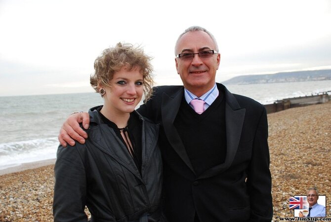 Old guy picks up a fancy love and thrusts cock into her snatch then spanking her