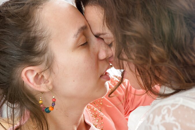 Girls take care of pussies because lesbian sex is more interesting than reading