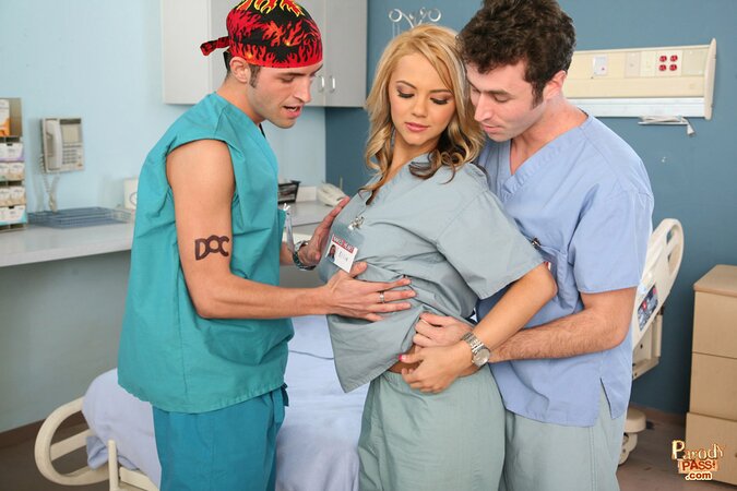 Doctors and nurses fool around with patients in porn pics compilation