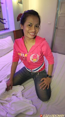 Busty Philippine female fucks with hotel guest and gets facialized on the camera