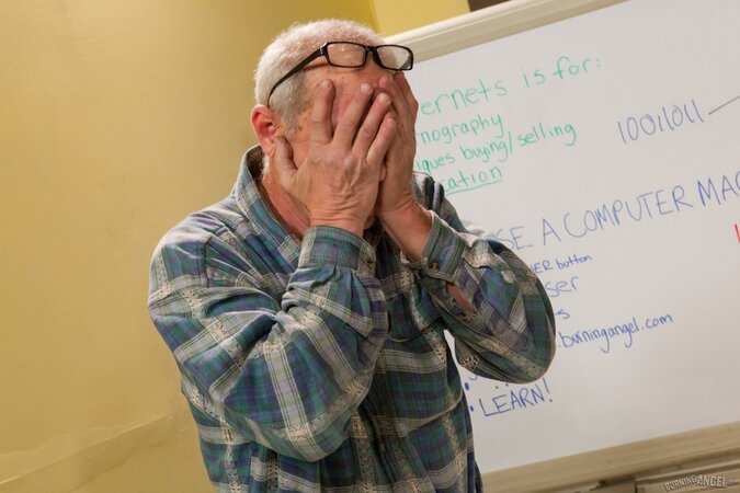 All hot girl Mikaela wants is to be alone with her classmate just for five minutes