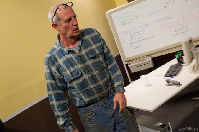 All hot girl Mikaela wants is to be alone with her classmate just for five minutes