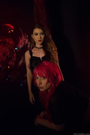 Whorish girls come to a nightclub where they expect to be fucked well