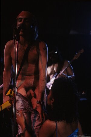 There are a lot of girl at the rock concert who want to have sexual fun