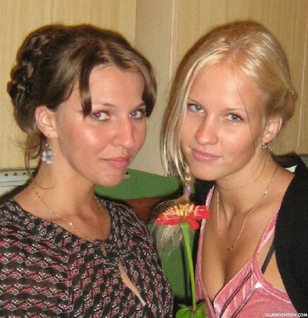 Blonde girl thinks about sex even when she is at the exhibition of wax figures