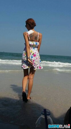 Babe is addicted to selfies on the brink between sweetness and sexuality