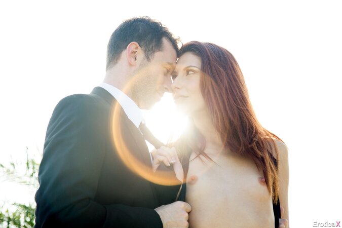 Man plays with his slim girlfriend's pussy and fucks her in various styles