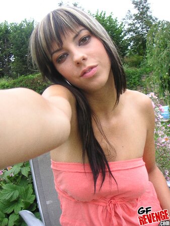 Beautiful lassie takes amateur selfies revealing her stiff nipples and pussy