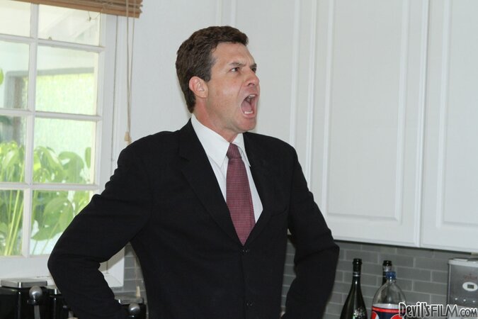 Young hussy seduces stepdad and receives pecker in pussy and butthole