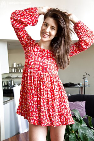 Denna the adorable babe gets ready to sit on your face too