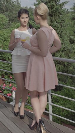 Ela Velvet and Lady Dee are going to fuck each other hard