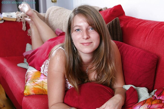 Good looking babe with natural breasts spotlights perfect pair