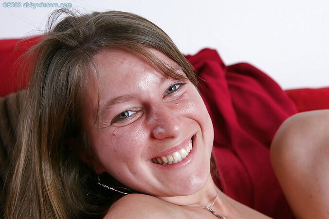 Good looking babe with natural breasts spotlights perfect pair