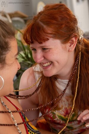 Redheaded hotties Maddie and Viviana are into pussy eating