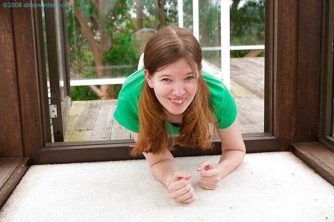 Adorable girl with pigtails prepping for the hottest orgasms