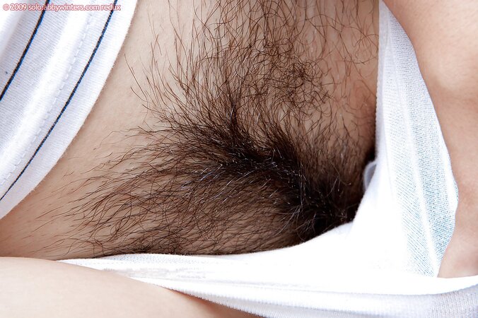 Girl with a hairy snatch showing everything there is to show