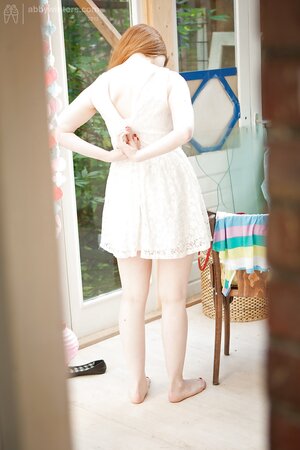 Astonishing solo tease from a redheaded stunner Chloe B