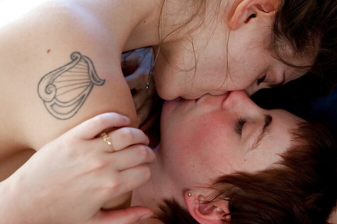 Hot women are playing with each other's juicy twats today