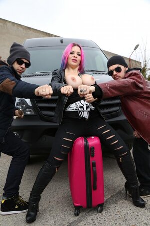 This lovely lady enjoys having sex with big cocks and beyond