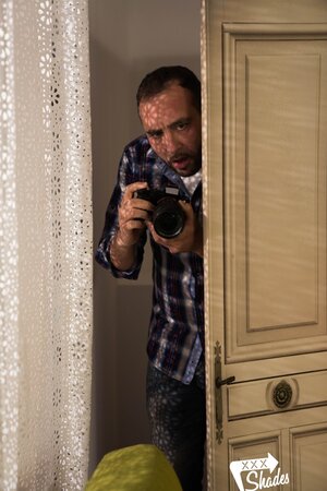 Wimpy cuckold just watches his GF get fucked happily by BWC