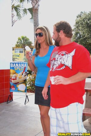 Blonde is going to bounce on dick and reward him with orgasms