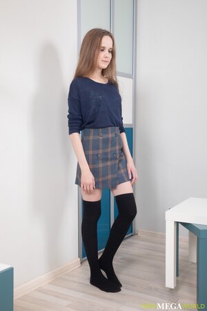 Russian babe shows her flexibility and naughty side as well