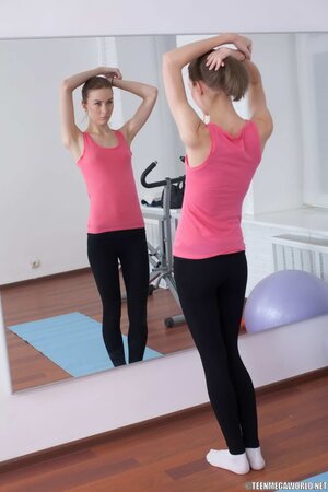 Tall and sporty girl is going to get fucked by an aging hunk