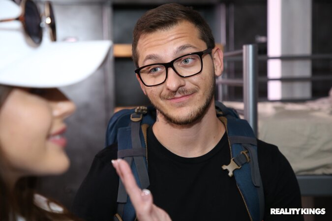 Hottie with natural breasts is pleasuring her stepbrother