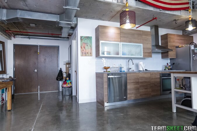 One of them is sleeping while the other one is having sex