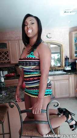 Ebony teen Lisa Tiffian's bare ass and pussy filmed and leaked