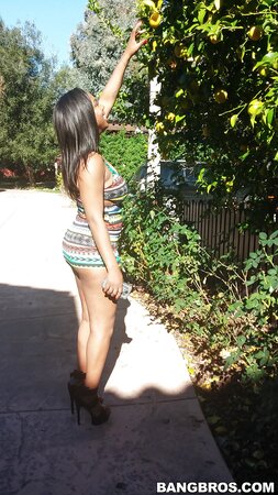 Ebony teen Lisa Tiffian's bare ass and pussy filmed and leaked