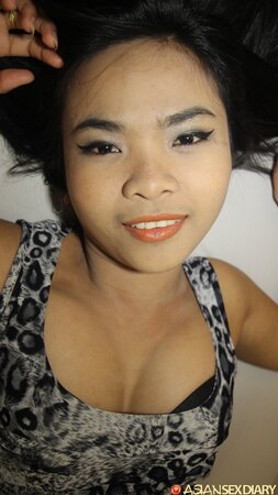 Cute amateur Chubjang gets banged in all her tight holes