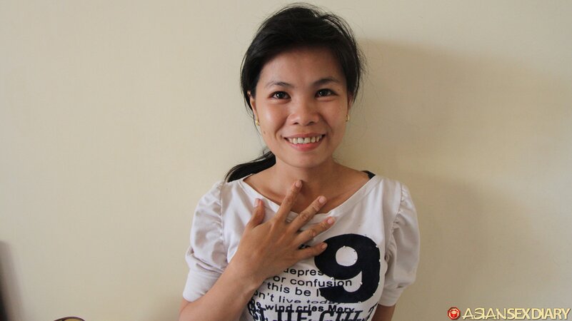 Cambodian teen named Nap is going to open pussy for barebacking