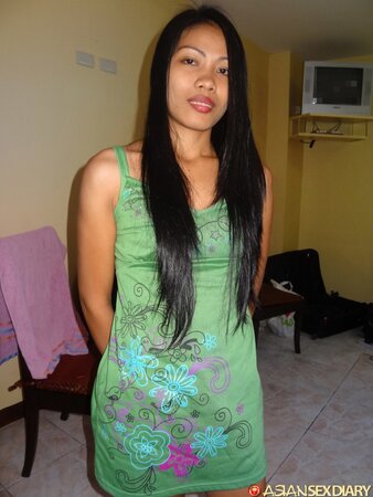 Asian babe named Clair is here to pet her pussy and fuck too