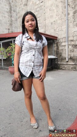 Curvy Asian girl Jewel takes a big cock in her tight holes