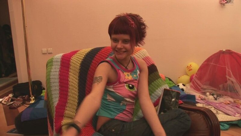 Lesbians Ksusha C and Nataly fuck on a couch with their sex toys