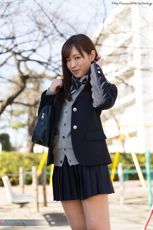 Asian schoolgirl takes panties off ready to get her ass spanked