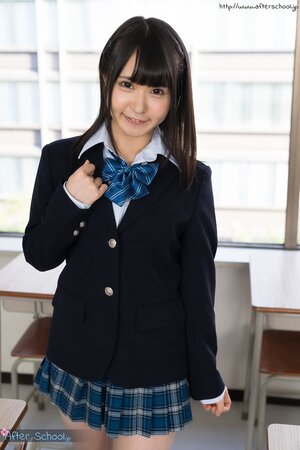 Sweet Japanese teen strips down to fondle her perky boobs