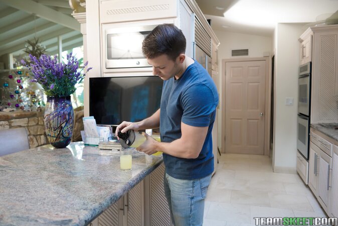 Three hot cougars get competitive trying to fuck a pool boy